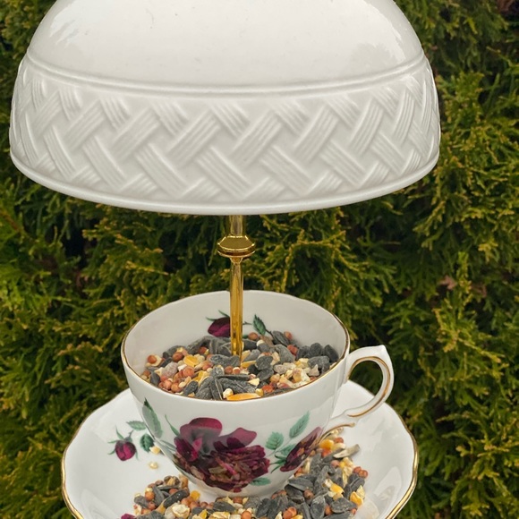 Tea Cup Birdfeeder, Garden Ornament, Mother’s Day Gift - Picture 3 of 12